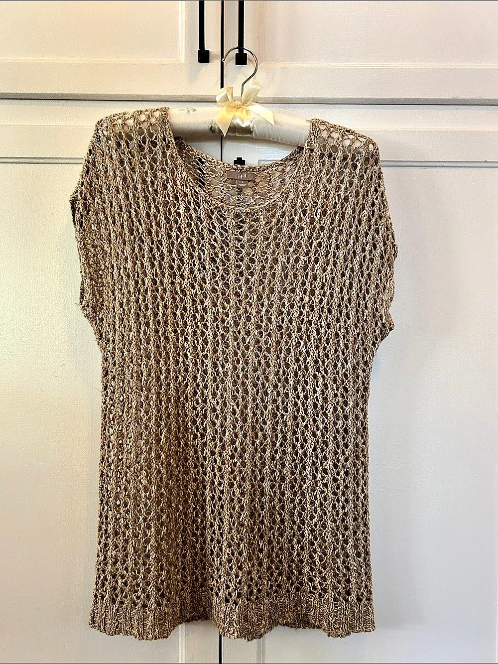 J. Jill Knit Tank Top in Brown Size Small Like New